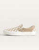 VANS Classic Slip-On Womens Checkerboard Shoes image number 1