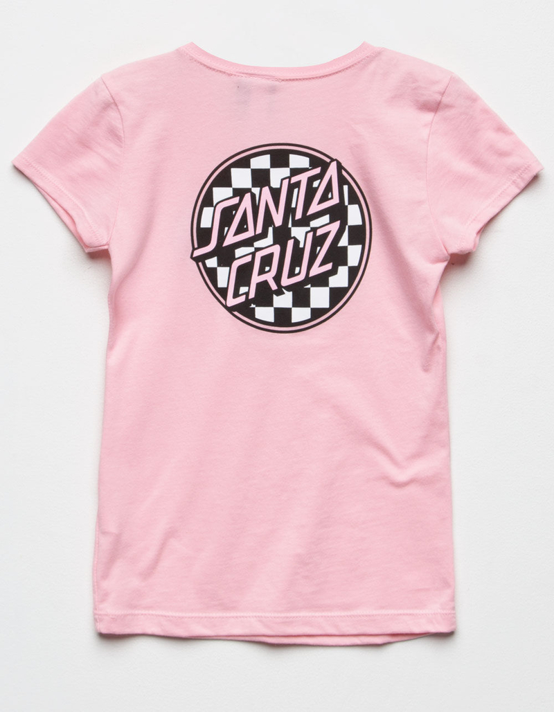 SANTA CRUZ Cloud Check Girls Tee image number 0