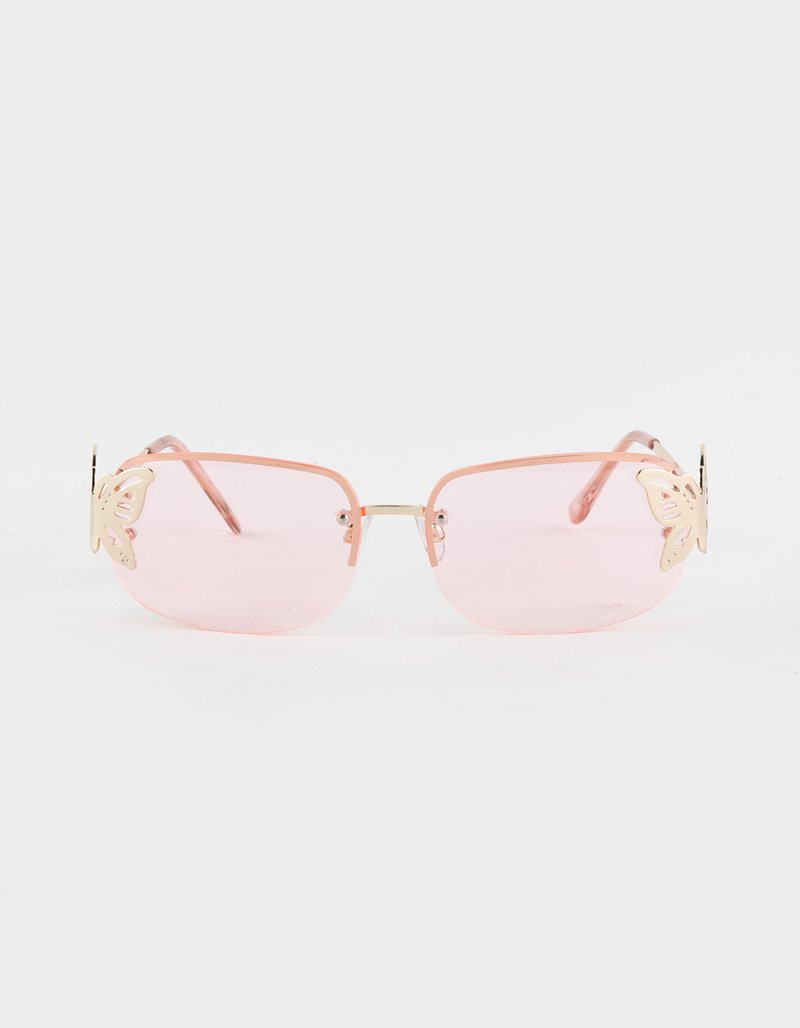 RSQ Butterfly Charm Sunglasses image number 1