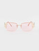 RSQ Butterfly Charm Sunglasses image number 2