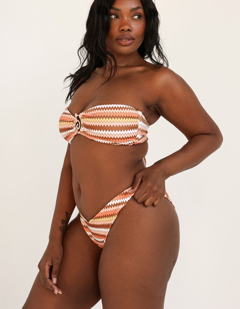 DIPPIN' DAISY'S Lotus Bandeau Bikini Top image number 5