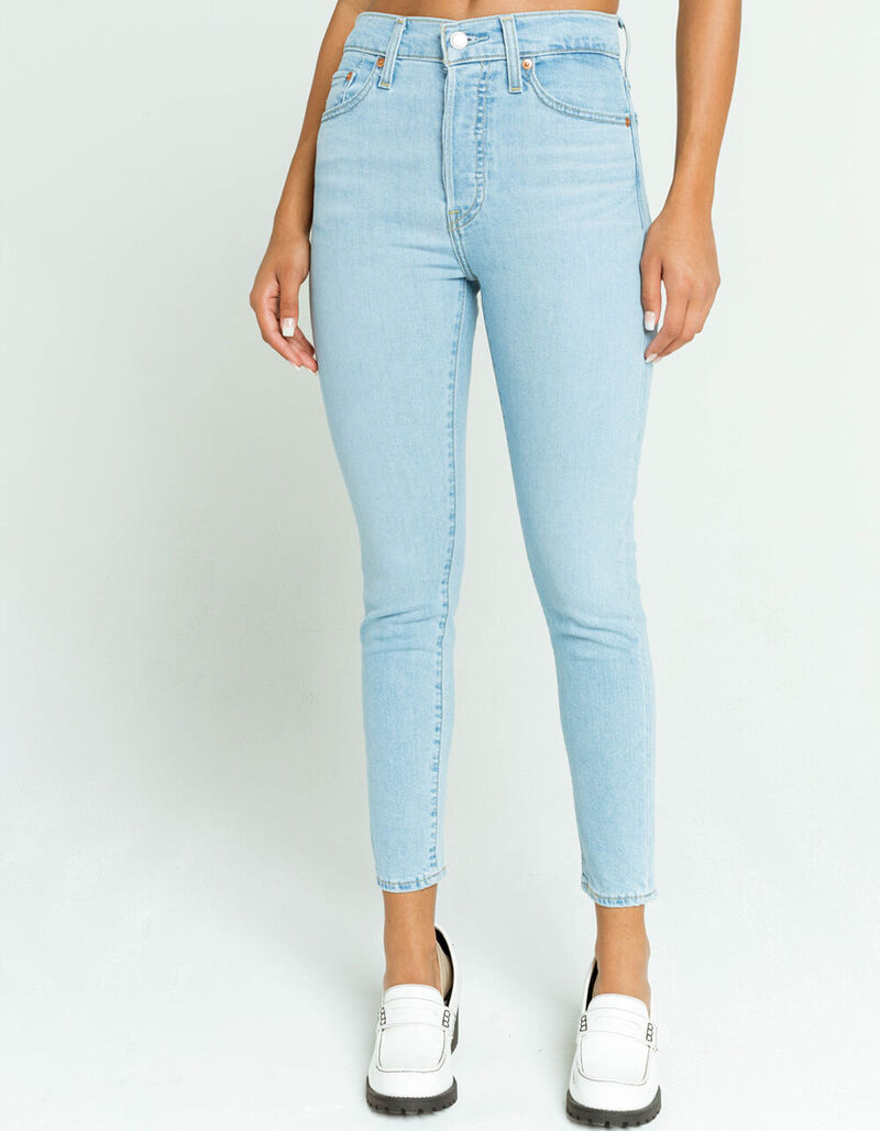 LEVI'S Wedgie Womens Light Wash Skinny Jeans - LTBLA - 52305-0045