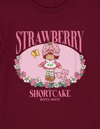STRAWBERRY SHORTCAKE Berry Sweet Border Unisex Kids Tee Alternative Image