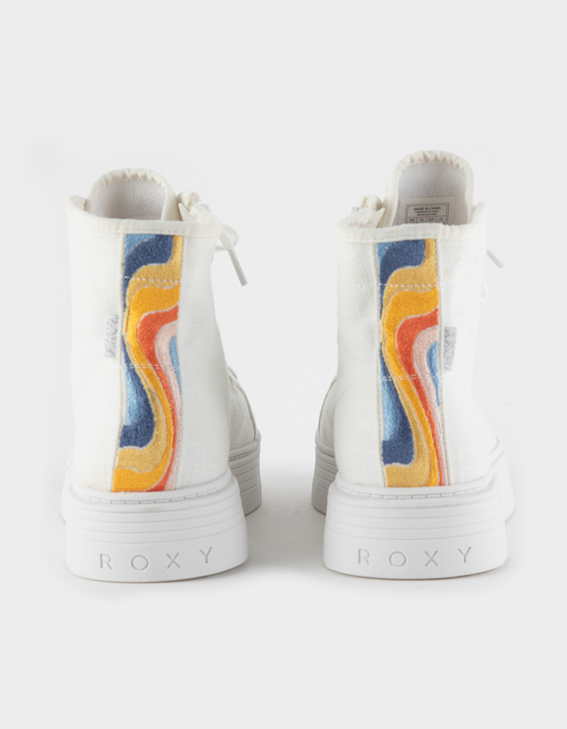 ROXY Sheliahh 2.0 Mid Top Womens Platform Sneakers image number 3