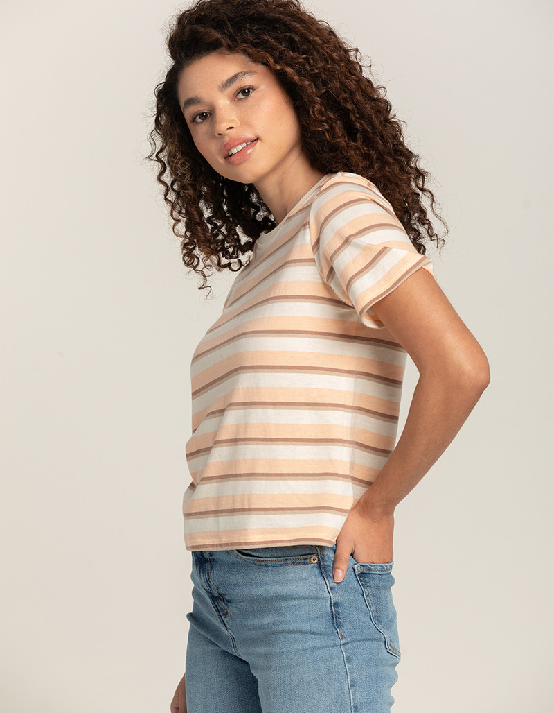 FULL TILT Womens Stripe Tee image number 1