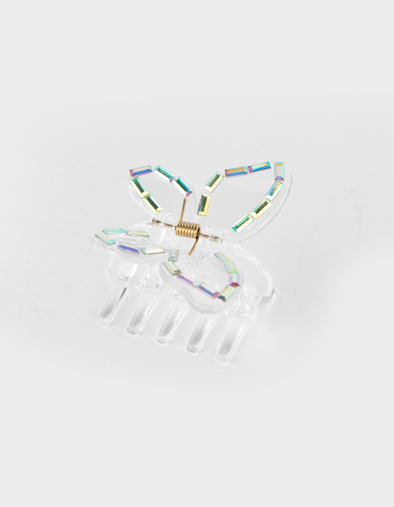 FULL TILT Transparent Butterfly Claw Hair Clip image number 0