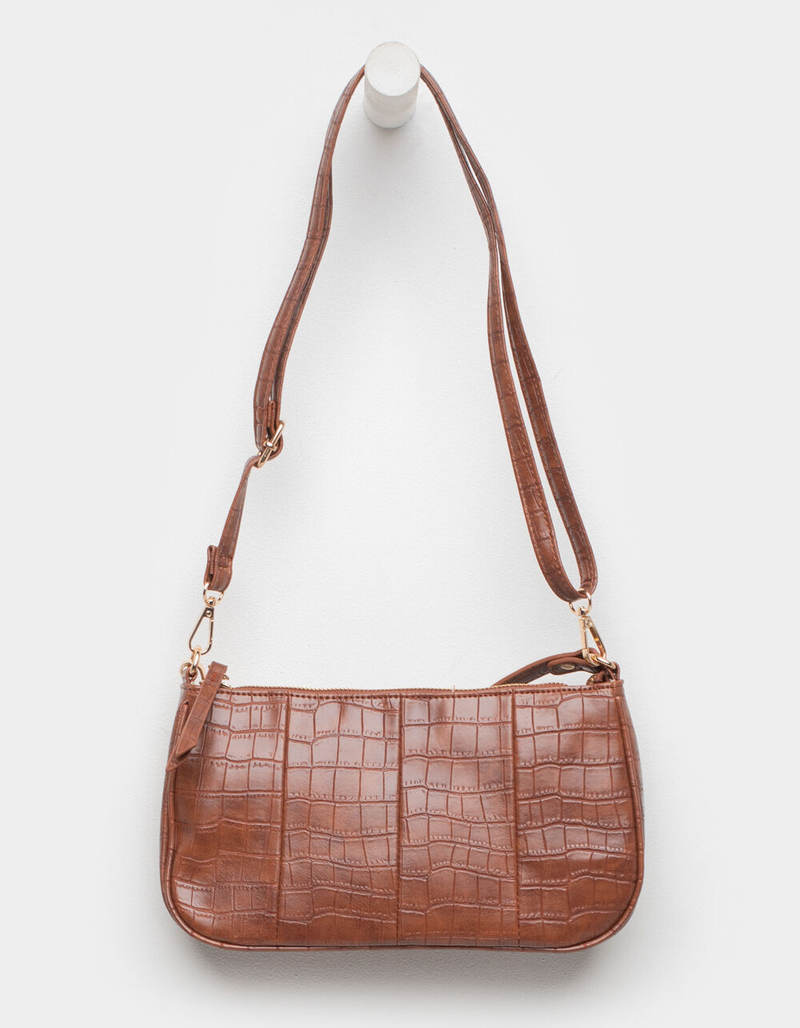 VIOLET RAY Croc Shoulder Bag image number 2