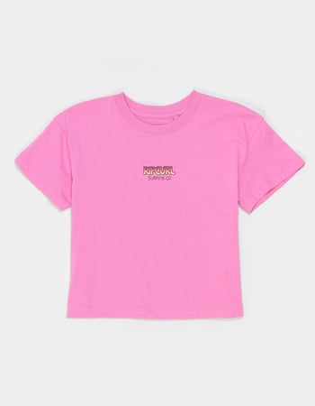 RIP CURL Sun & Sea Girls Crop Tee Alternative Image