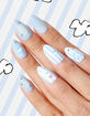 NEVER HAVE I EVER Stripes N Snoopy Short Almond Press-On Nails image number 2