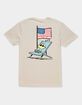 PEANUTS Woodstock America Flag Unisex Tee image number 2
