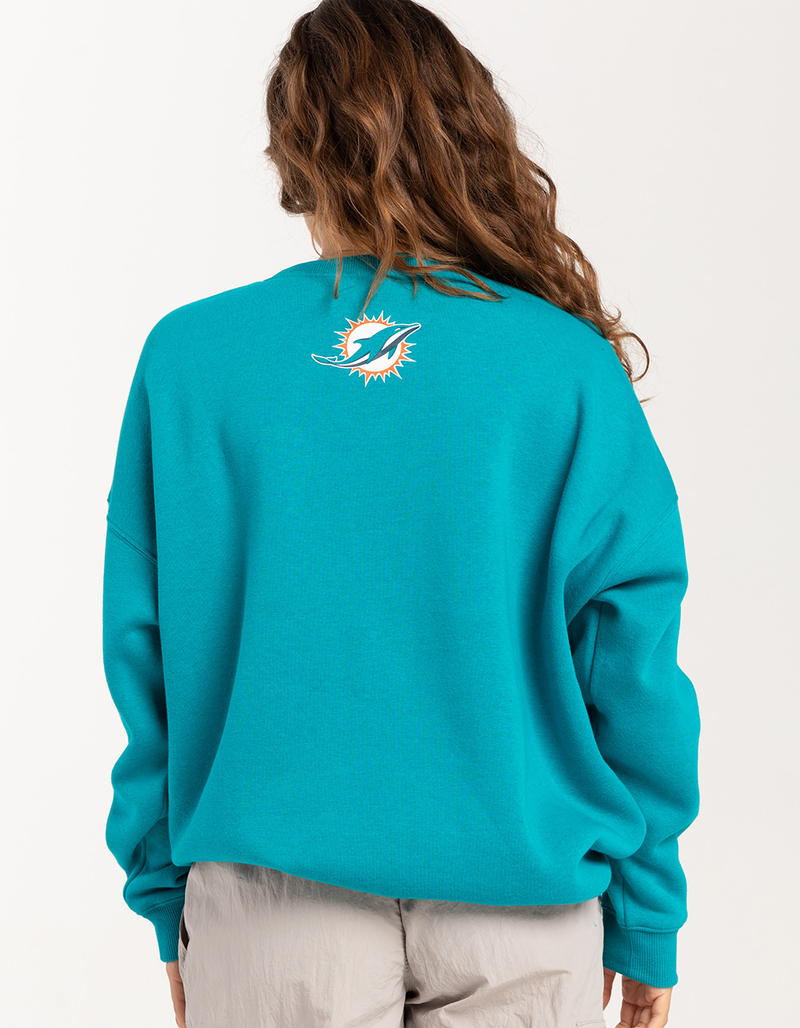 NFL Miami Dolphins Embroidered Womens Crewneck Sweatshirt image number 1