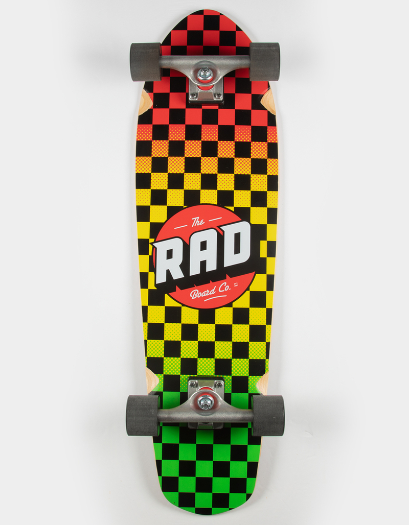 THE RAD BOARD CO. Cali 9.1" Complete Cruiser Skateboard image number 0