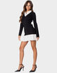 EDIKTED Two In One Collared Sweater Dress image number 3