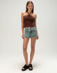 WEST OF MELROSE Womens Belted Micro Skort image number 1