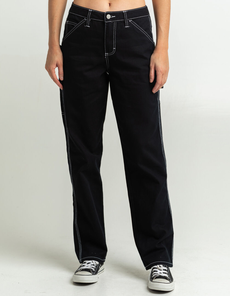 DICKIES Womens Carpenter Pants image number 4