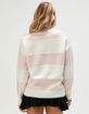 PINK ROSE Womens Stripe Sweater image number 4