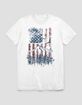 AMERICA Mountain Overlay Unisex Tee image number 1