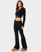 EDIKTED Desiree Knitted Hooded Cardigan image number 4