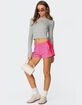 EDIKTED Nikki Nylon Shorts image number 2
