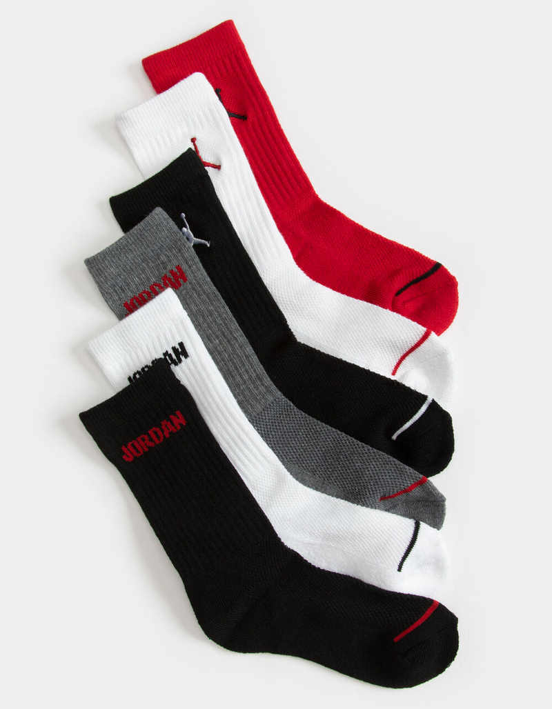 JORDAN Legend 6 Pack Boys Crew Socks image number 0