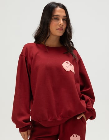 NECTAR CLOTHING California Womens Crewneck Sweatshirt Alternative Image