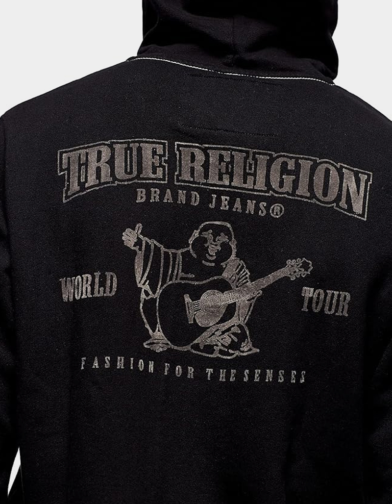 TRUE RELIGION Buddha Logo Mens Zip-Up Hoodie image number 2