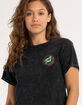 SANTA CRUZ Ring Rose Womens Crop Tee image number 2