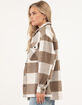 RSQ Womens Plaid Woven Shacket image number 4