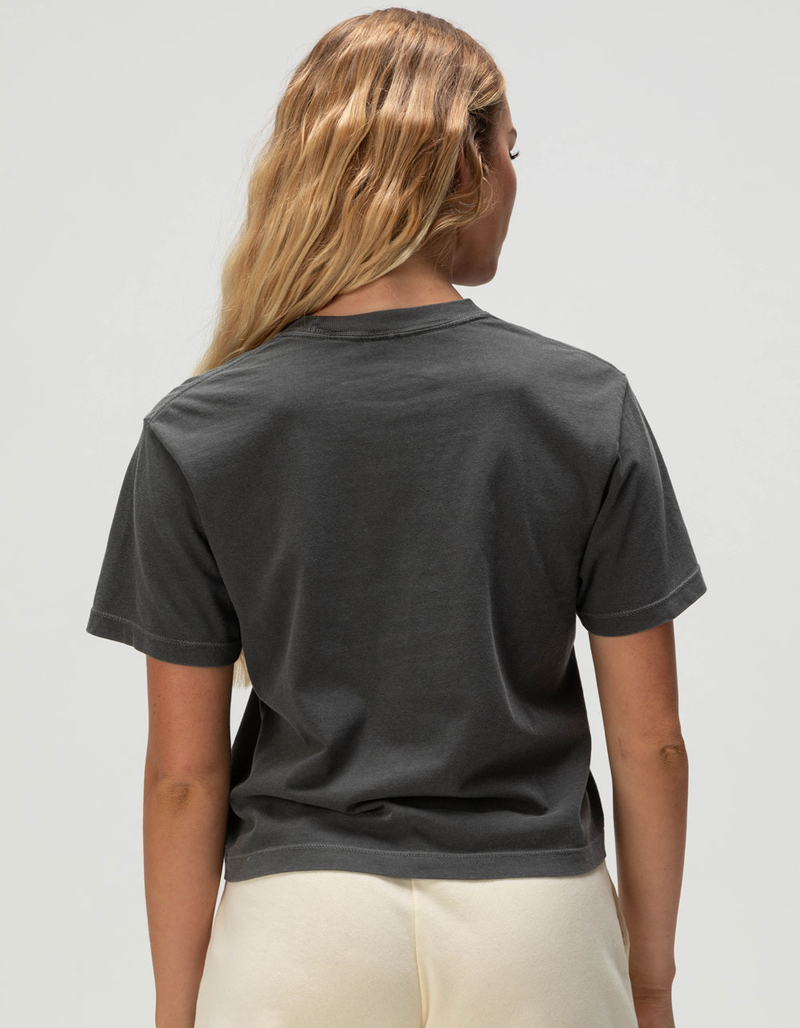 RIOT SOCIETY LA Embroidered Womens Crop Tee image number 3