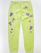 OBEY Up All Night Mens Lime Sweatpants image number 1