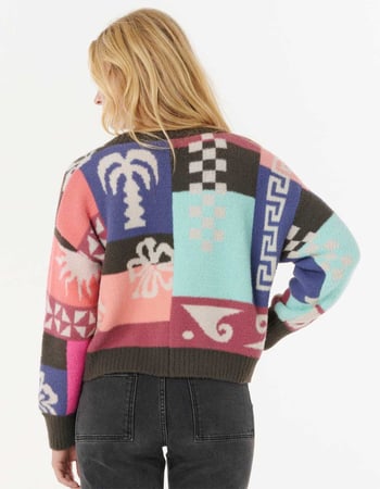 RIP CURL Keepsakes Womens Jacquard Cardigan Alternative Image