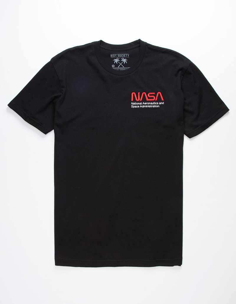 RIOT SOCIETY NASA Embroidery Mens T-Shirt image number 0