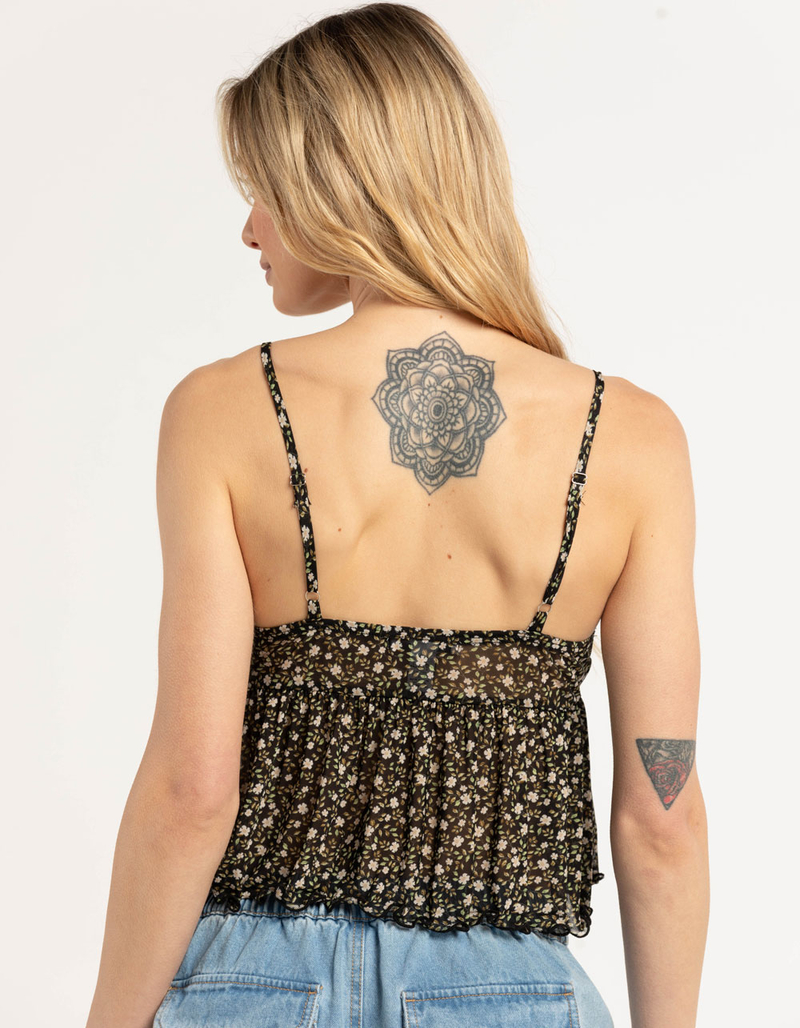 RSQ Womens Mesh Flyaway Cami image number 2
