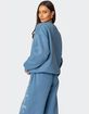 EDIKTED Bow Bliss Oversized Sweatshirt image number 4
