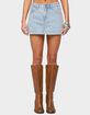 EDIKTED Shanice Denim Mini Skort image number 1