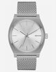 NIXON Time Teller Milanese All Silver Watch image number 1