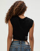 TRUE RELIGION Logo Womens V-Notch Tee image number 4
