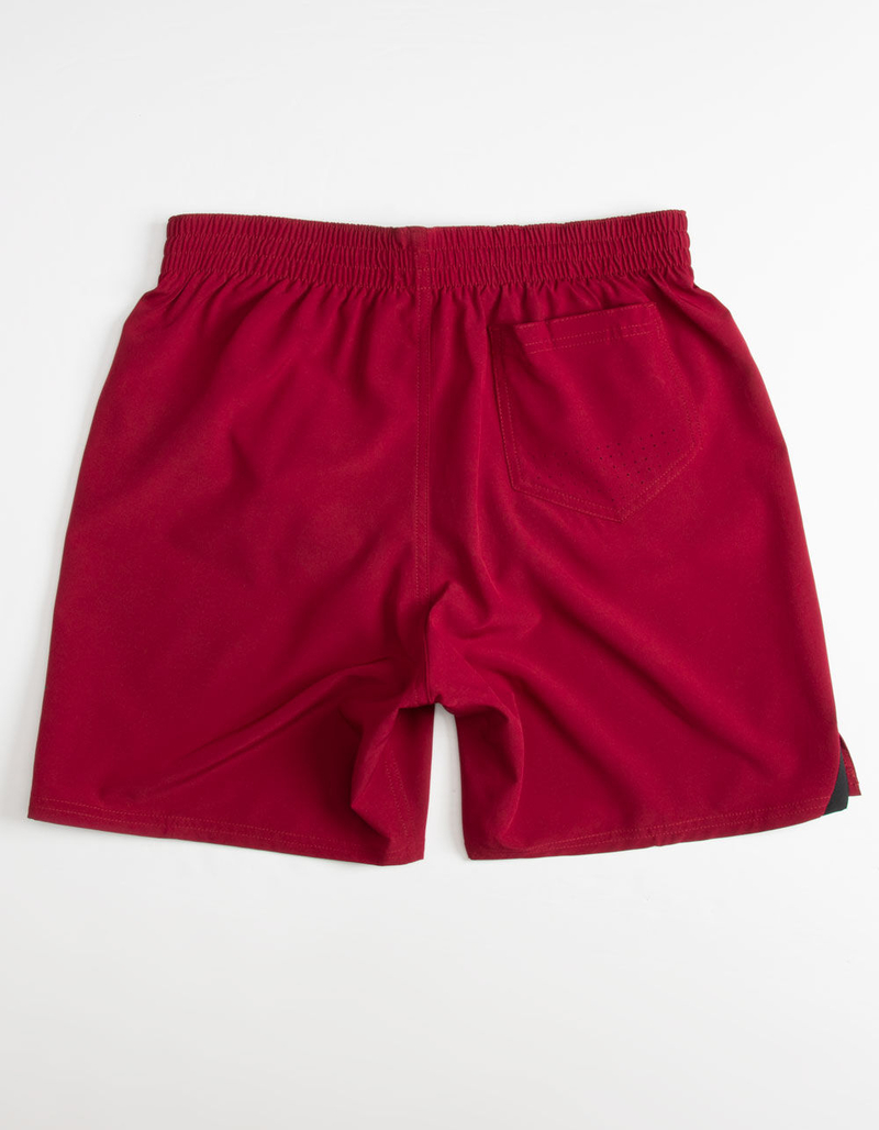 NIKE Solid Mens Red Boardshorts image number 1