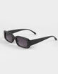 RSQ Rectangle Rhinestone Sunglasses image number 1