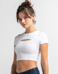 DESTINED Cutout Womens Crop Top image number 1