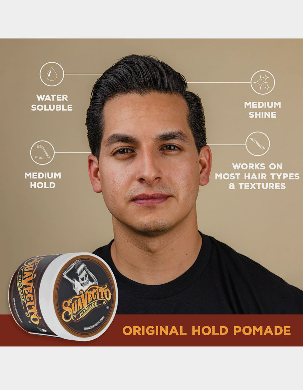 SUAVECITO Original Hold Pomade (4 oz) - BLACK - ONESZ | Tillys