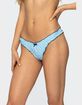 EDIKTED Golden Ruffle Edge Bikini Bottoms image number 1