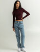 LUSH Cutout Wrap Womens Crop Top image number 4