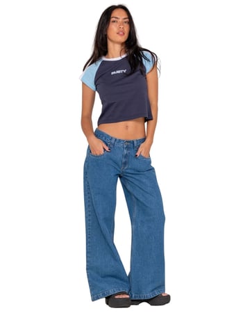 RUSTY Bradley Womens Cap Sleeve Baby Tee Alternative Image