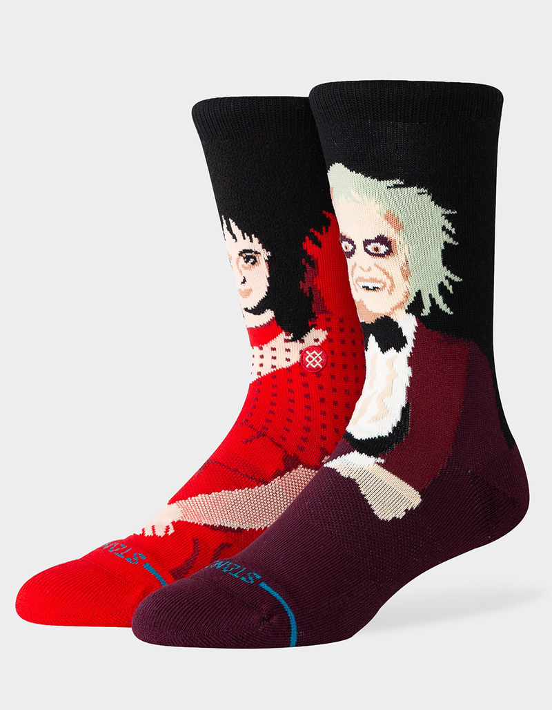 STANCE x Beetlejuice Dearly Beloved Mens Crew Socks image number 0