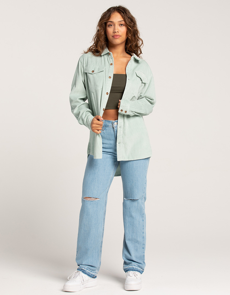 ROXY Let It Go Womens Corduroy Shirt image number 4