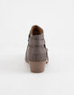 SODA Portia Gray Womens Booties image number 4