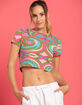 VANS x Barbie Flow Fitted Womens Crop Top image number 1