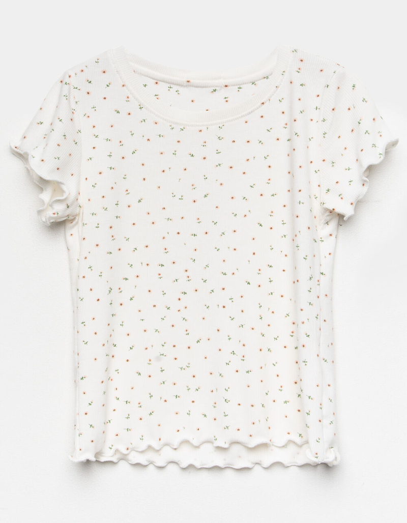 HEART AND HIPS Girls Floral Tee image number 0
