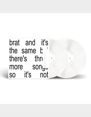 CHARLI XCX Brat And It's The Same But There's Three More Songs So It's Not (Colored Vinyl, White) (2 LP's) Alternative Image